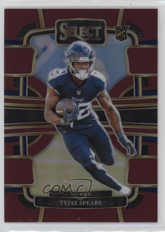 2023 Panini Select Concourse Maroon Prizm /149 Tyjae Spears #97 Rookie RC 1dm4