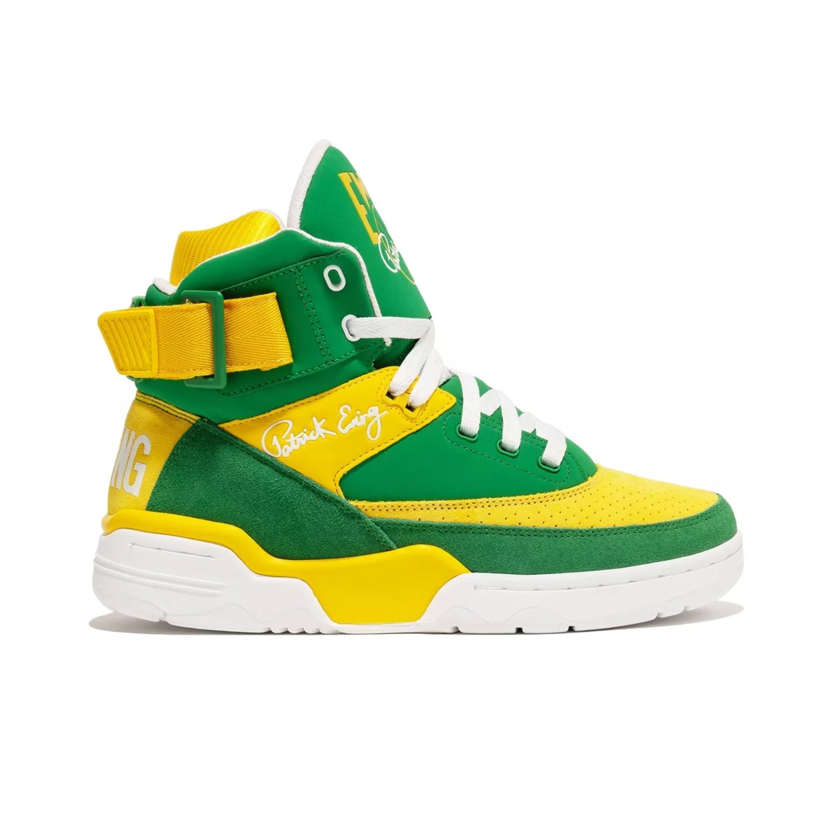 Баскетбольные кроссовки Patrick Ewing 33 HI Мужские зеленые 1BM02379