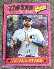 Riley Greene 2026 Topps Heritage Chrome Pink Sparkle SP Tigers All-Stars #152