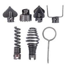 Drain Cleaner Combination Cutter Heads Set,7PCS Drain Snake Drill Attachment ...