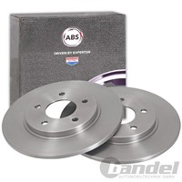 2X A.B.S. Bremsscheiben 278Mm Hinten Passend FüR Buick Regal Chevrolet Alero