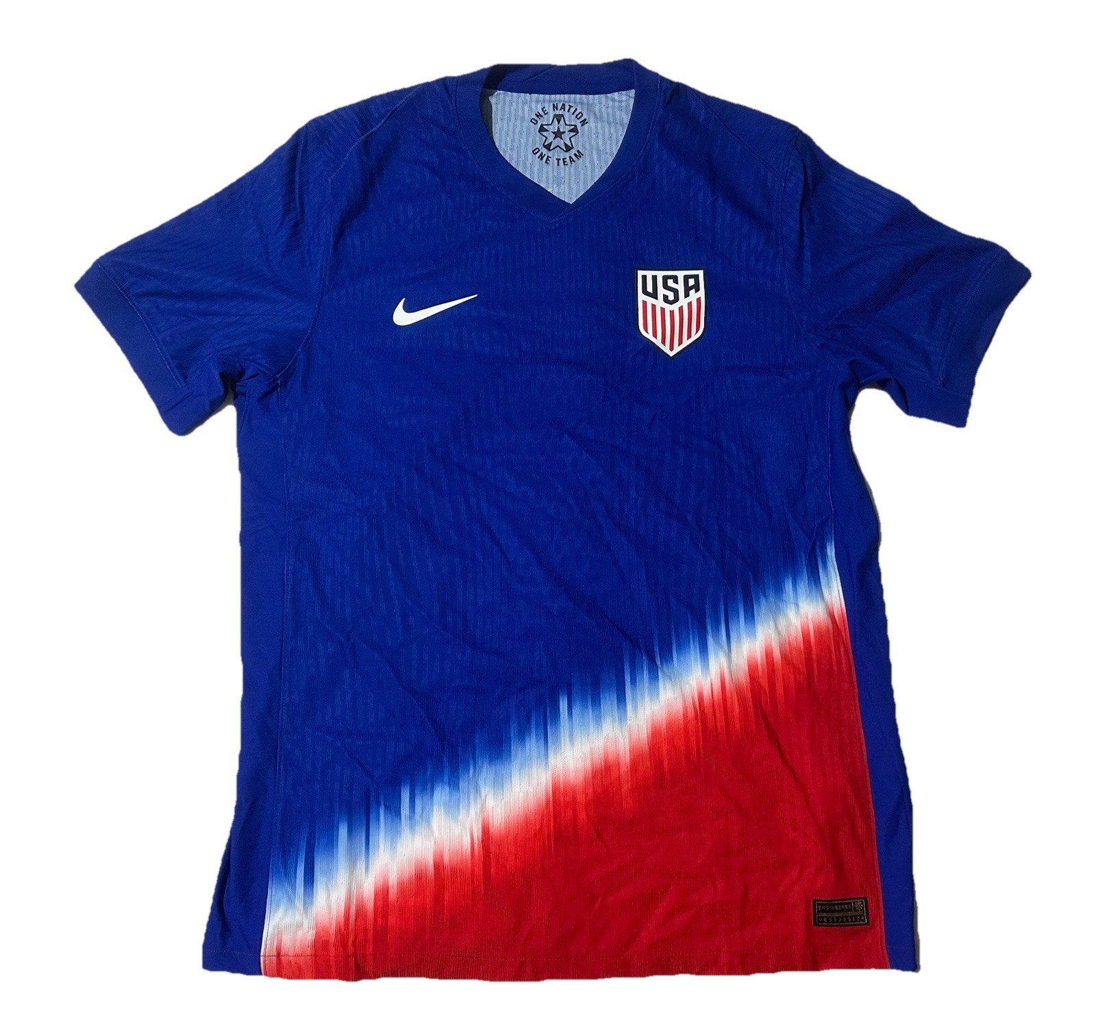Nike USMNT 2024 USA Authentic Away Jersey Dri-Fit ADV FJ4264-417 Men’s Size L