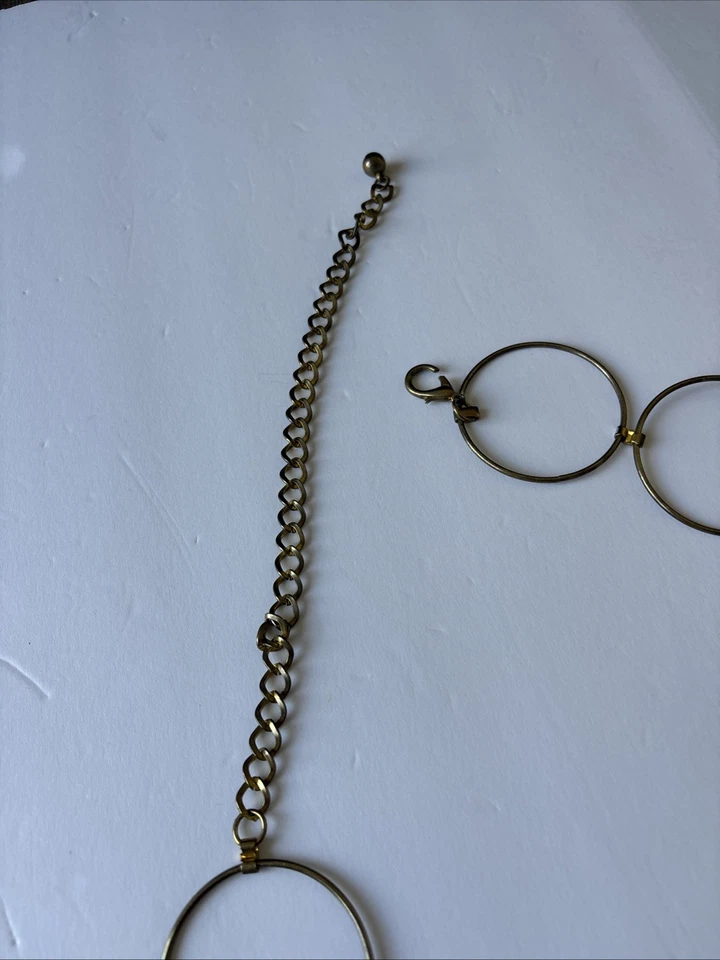 Cinturón cadena latón vintage Foto 3 de 4