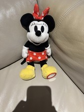 Baby Girl Original Disney Minnie Mouse Toy Soft Plush With Mirror