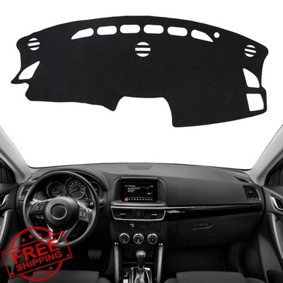Hugeek Dash Cover Mat Mazda CX-5 2012-2016 No HUD Black Flannel