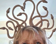 Medusa Snake Headband Greek Goddess Headdress Cosplay Costume Accessory Party