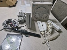 Nintendo Wii Video Game White Console Bundle With Games & Accessories As Is