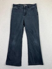 Levis 515 Jeans Womens 14 Black Bootcut Perfectly Slimming Stretch Denim Pants
