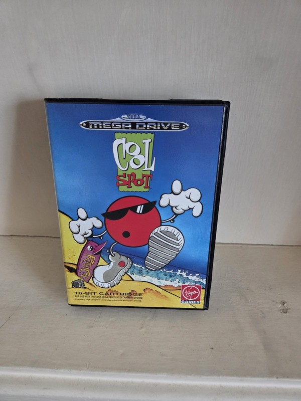 Cool Spot Sega Mega Drive, 1993 Complete With Manual PAL Tested Working. Vgc