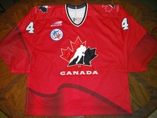 1996 World Cup of Hockey Team Canada Stevens jersey 56 patch Red New Devils WCoH