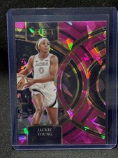 2024 Panini Select WNBA - Premier Level Jackie Young #180 Pink Ice Prizm