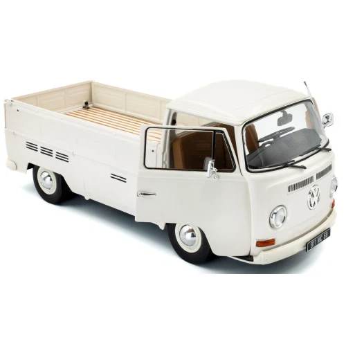 VOLKSWAGEN T2 PICK-UP 1968 WHITE 1:18 Solido Camion Modellino Nuovo - Immagine 2 di 3