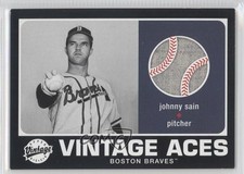 2002 Upper Deck Vintage Vintage Aces Johnny Sain #A-JS 1g9