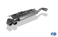 Duplex Sportauspuff BMW X5 E70 4.8i 2x80mm rund eingerollt abgeschr�gt