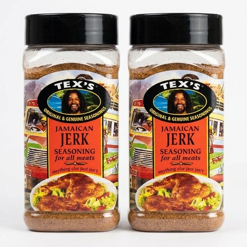 Tex’s Jerk Seasoning 300g Pakistani BBQ Rub Spice Blend Pack of 2