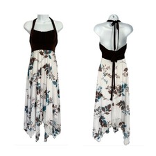 Speechless Floral Boho Fairy Midi Dress Womens M Whimsy Asymmetric Romantic