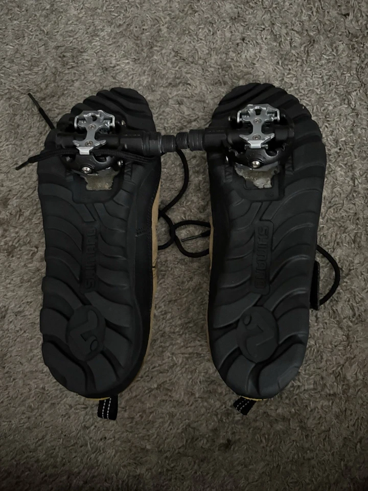 Shimano SH-M035 Mountain Bike Cycling Brown/Black Shoes Size 10 - Image 2 of 4