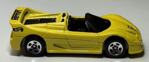 Hot Wheels Ferrari F50 Yellow 1/64 Diecast Loose From Multi Pack