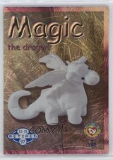 1999 Ty Beanie Babies Series 2 Retired Chase Blue Magic the Dragon #282 1fd5