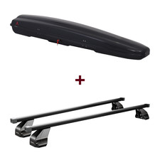 Dachbox G3 Arjes 280 + Dachträger Menabo für Seat Cordoba Stufenheck Typ 6K1/6K2