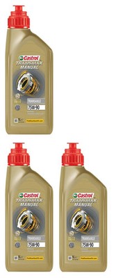3l Castrol Transmax Manual Transaxle 75W-90 Getriebeöl GL-4, 3x1L