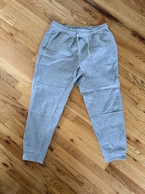 Nike Tech Fleece Joggers Sweatpants L Heather Gray Rear Zip Pocket