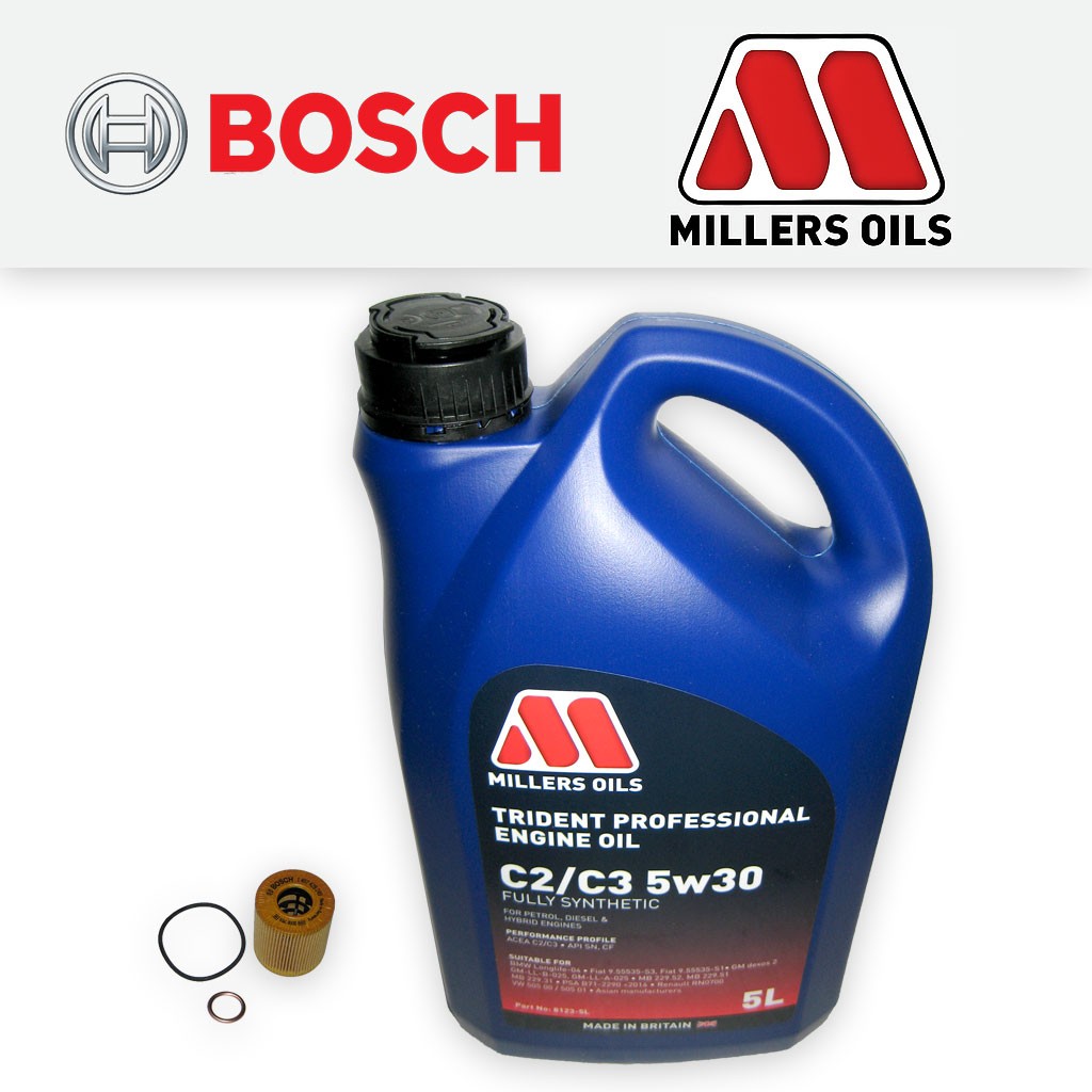 SERVICE KIT for CITROEN C4 PICASSO 1.6 VTI 120 OIL FILTER +OIL (2008-2013)