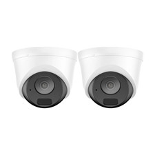 2PCS 5MP Full HD PoE IP Security Cameras, Night Vision, Advanced Detection, IP67
