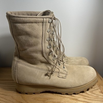 Wellco Leather Military Combat Waterproof Boot Cold Weather Vibram Sole Men 13 R