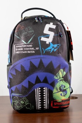 [ BRAND NEW ] SPRAYGROUND SHARK CENTRAL X DLXSV BACKPACK