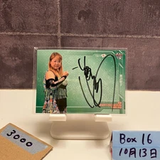 2016 Tomoko Toka 4Card Women Pro Wrestling True Heart Emerald Green Women Pro 5w