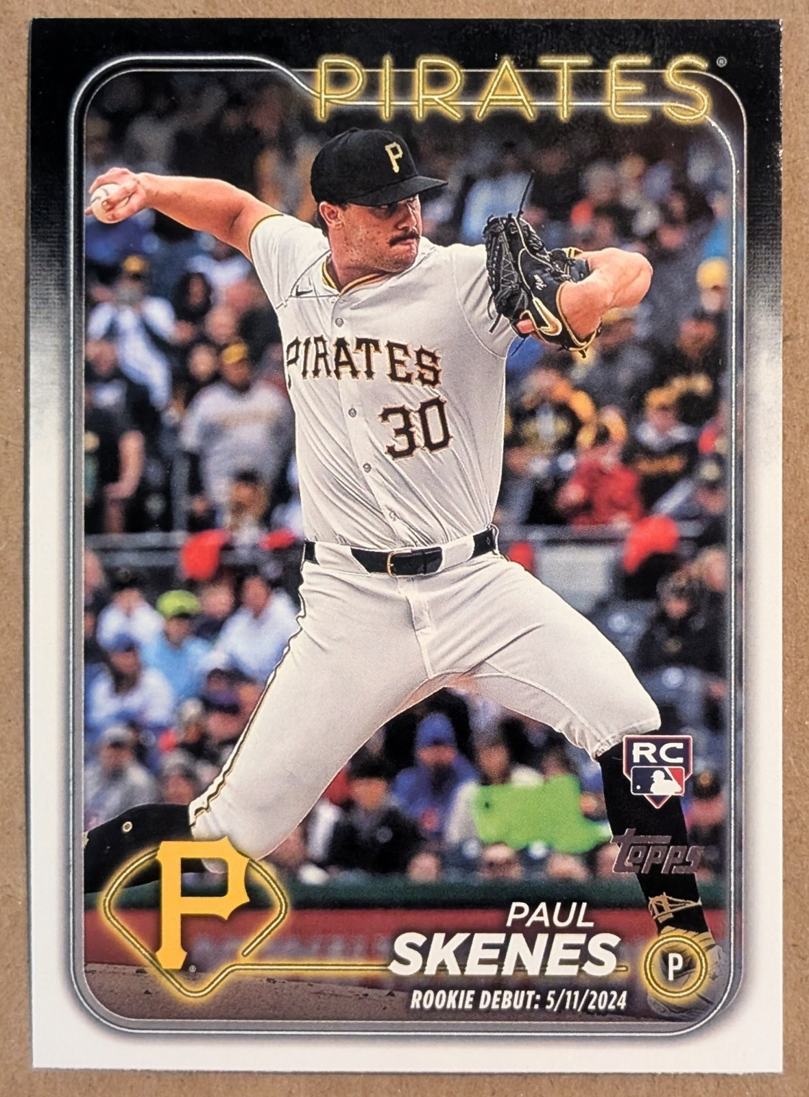 Paul Skenes 2024 Topps Update Series - Rookie Debut #US288 RC Pittsburgh Pirates