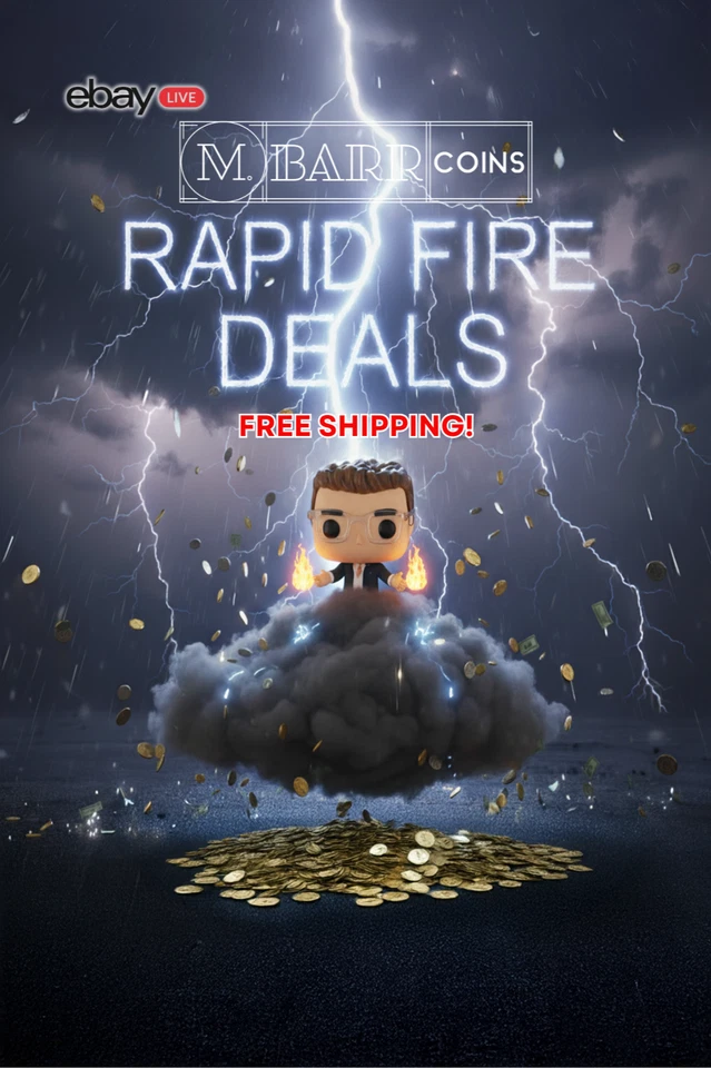 Live COIN Auction Gold, Silver, Dollars-Fast Paced-MBarr-EL1081 EX11/15