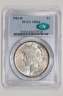 1926-D PEACE DOLLAR PCGS MS64 CAC - VERY PQ!