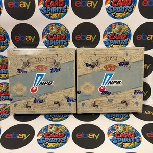 [2 box] 2024 Topps NPB 206 Baseball Trading Cards Factory Sealed Box in hand