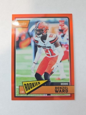 2018 Honors Classics Update Denzel Ward Rookie #313 Cleveland Browns Orange /10