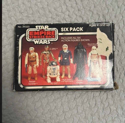Kenner Star Wars Empire Strikes Back Six Pack Action Figures 1980 Han Solo R2-D2