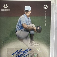 2021 Panini Chronicles Luminance Autographs Anthony Banda Auto #LA-AB Giants