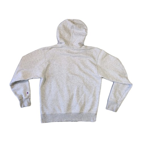 Champion Hoodie Mens M Gray Embroidered Streetstyle Activewear Athleisure Sports - Picture 2 of 6