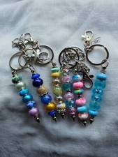 Custom Handmade Beaded Keychains