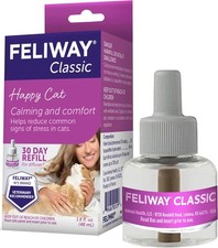 Classic Cat Calming Diffuser Refill 1 Pack 30 Day Cat Pheromone Diffuser