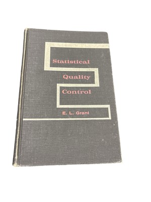 Statistical Quality Control Third Edition Eugene L. Grant 3d McGraw Hill Book Co