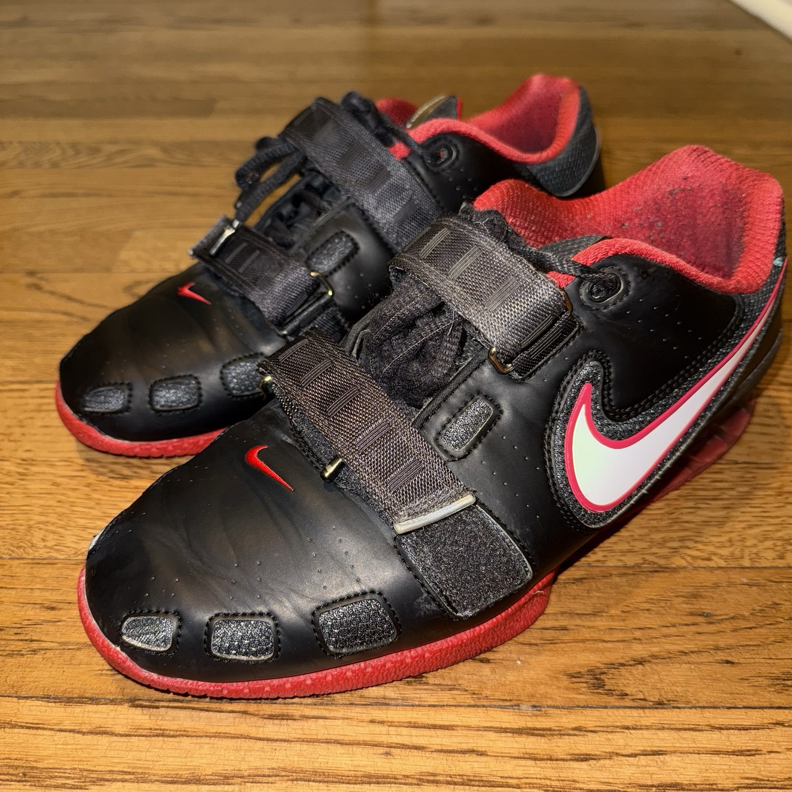 Nike Romaleos 2 Black Red White Weightlifting Shoes US Men's 11.5