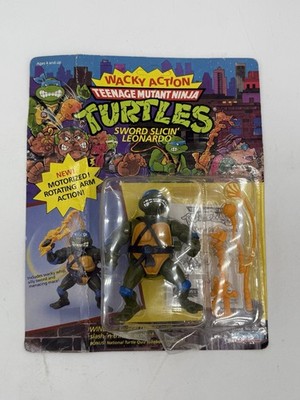 Teenage Mutant Ninja Turtles Wacky Action TMNT Sword Slicin Leonardo 90 s New