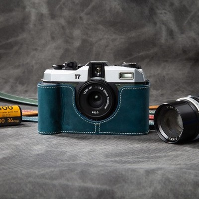 For Pentax 17 Camera Bag Leather Dock Case Base Protection Camera Cover Shell