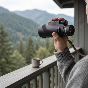 Monocular Telescope High Definition 80x100 High Powered Monoculars With Trip NEW