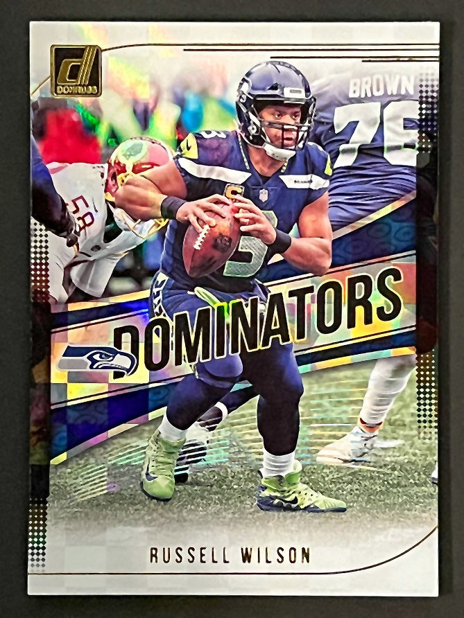 2018 Donruss #D-1 Russell Wilson Dominators Seattle Seahawks