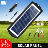 5W Solarpanel 12V 5 Watt Solar LadegeräT Autobatterie ErhaltungsladegeräT De