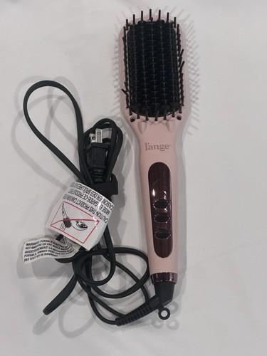 L'ange Le Vite Hair Brush Straightener Pink Thermal Ion Ceramic Heat Gently Used