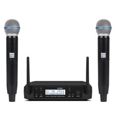 Professional 2 channel UHF Wireless Microphone System GLXD4 GLXD GLXD24